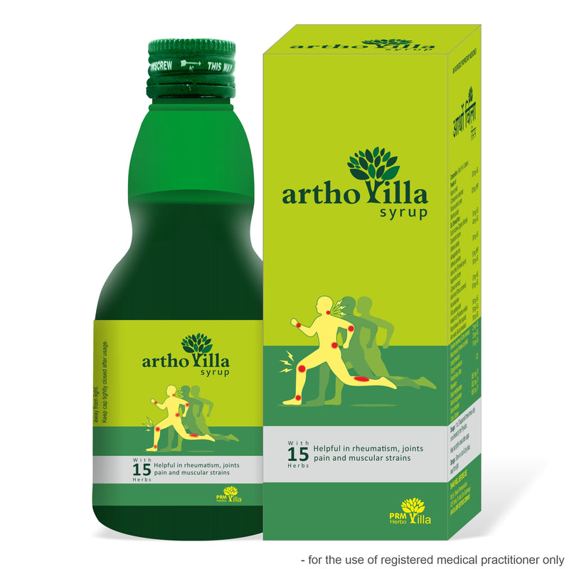 Arthovilla FlexRestore Herbal Syrup 🌿 Ayurvedic Joint Mobility & Arthritis Support Formul ( pack of 2 )