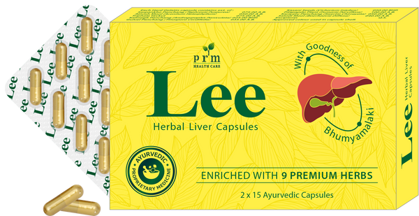 Lee Herbal Liver Care Capsules (2x15) ๐ฟ | Ayurvedic Liver Support Supplement | For Jaundice, Hepatitis, Fatty Liver & Detox