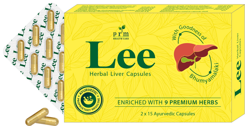 Lee Herbal Liver Care Capsules (2x15) ๐ฟ | Ayurvedic Liver Support Supplement | For Jaundice, Hepatitis, Fatty Liver & Detox