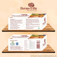 Dermovilla Ayurvedic Herbal Soap 🌿 | Anti-Acne Skin Cleansing Bar with Neem, Turmeric & Tea Tree | Natural Glow & Pollution Protection ( pack of 2)