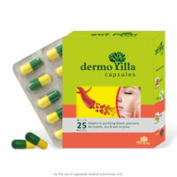 Dermovilla Blood Purifier Capsules 🌿 | Ayurvedic Skin Detox Formula for Acne, Pimples & Clear Skin | Neem, Manjistha, Amla & 25 Herbal Extracts ( pack of 2)