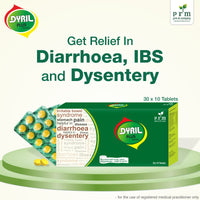 Dyril Plus Tablets 🌿 | Advanced Ayurvedic Gut Support Formula | Kutaj & Bilva Herbal Tablets for Diarrhoea, IBS & Digestive Balance  ( PACK OF 2)