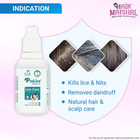 PRM Hair Marshal Anti Lice Cream Wash Pack of 3 🧴 | 3-in-1 Herbal Lice Removal Treatment 🌿 | Kills Lice, Eggs & Nits in One Wash | Neem, Reetha & Shikakai