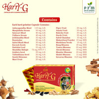 Harry G Capsules 🌿 | Advanced Ayurvedic Vigor & Vitality Formula | 27 Herbal Ingredients with Shilajit, Ashwagandha & Swarna Bhasma | Strength, Stamina & Immunity Support