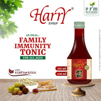 Harry Family Herbal Tonic 🌿 | Ayurvedic Immunity & Energy Booster | Digestive & Nutritional Support Syrup (450ml)