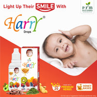 Harry Drops Kids Ayurvedic Health Tonic 🍯 | Honey-Based Herbal Immunity & Digestive Booster for Children | 20 Powerful Herbs for Appetite, Colic Relief & Gut Health ( PACK OF 3)