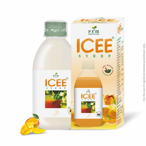 ICEE Mango Herbal Antacid Syrup  | Ayurvedic Relief for Acidity, Heartburn & Indigestion | Amla & Guduchi Digestive Blend ( pack of 2 )