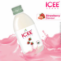 ICEE Strawberry Herbal Antacid Syrup  | Ayurvedic Relief for Acidity, Heartburn & Indigestion | Amla & Guduchi Digestive Blend ( pack of 2 )