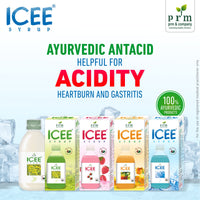 ICEE Mango Herbal Antacid Syrup  | Ayurvedic Relief for Acidity, Heartburn & Indigestion | Amla & Guduchi Digestive Blend ( pack of 2 )