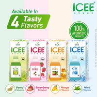 ICEE Strawberry Herbal Antacid Syrup  | Ayurvedic Relief for Acidity, Heartburn & Indigestion | Amla & Guduchi Digestive Blend ( pack of 2 )