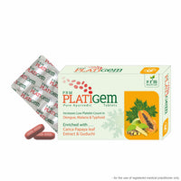 PRM Platigem Tablets Ayurvedic Platelet Support | Papaya Extract & Giloy | Immunity Booster & Liver Health Support