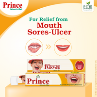 Prince Mouth Gel 🌿 | Ayurvedic Relief for Mouth Ulcers, Sores & Tooth Pain | Herbal Oral Care with Clove & Mulethi (pack of  3)