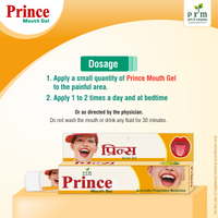Prince Mouth Gel 🌿 | Ayurvedic Relief for Mouth Ulcers, Sores & Tooth Pain | Herbal Oral Care with Clove & Mulethi (pack of  3)
