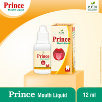 Prince Mouth Liquid 🌿 | Ayurvedic Mouth Ulcer Relief Liquid | Herbal Oral Care for Mouth Sores, Tooth Pain & Thrush( Pack of 4)