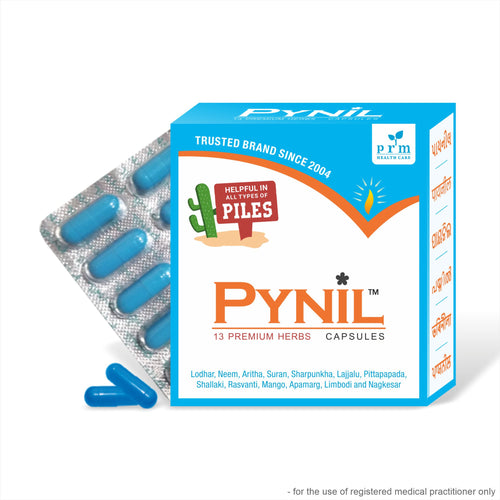 Pynil Piles Care Combo | Ayurvedic Piles Capsules + Pynil Ointment | Natural Relief for Hemorrhoids, Itching & Burning Sensation ( pack of 2)