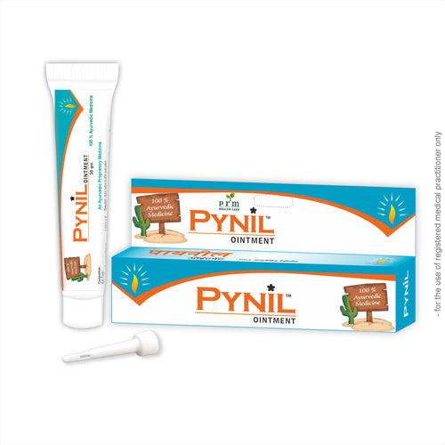Pynil Ayurvedic Piles Relief Ointment | Herbal Cream for External Hemorrhoids, Itching & Burning | Natural Piles Care Formula (30 g) ( pack of 2 )