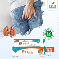 Pynil Ayurvedic Piles Relief Ointment | Herbal Cream for External Hemorrhoids, Itching & Burning | Natural Piles Care Formula (30 g) ( pack of 2 )