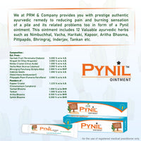 Pynil Ayurvedic Piles Relief Ointment | Herbal Cream for External Hemorrhoids, Itching & Burning | Natural Piles Care Formula (30 g) ( pack of 2 )