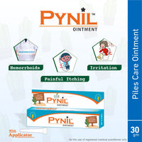 Pynil Ayurvedic Piles Relief Ointment | Herbal Cream for External Hemorrhoids, Itching & Burning | Natural Piles Care Formula (30 g) ( pack of 2 )