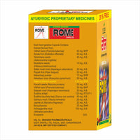 PRM Rome Capsules Ayurvedic Wellness Supplement | Energy, Strength & Vitality Booster | With Shilajit, Safed Musli & Ashwagandha ( pack of 2 )
