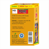PRM Rome Capsules Ayurvedic Wellness Supplement | Energy, Strength & Vitality Booster | With Shilajit, Safed Musli & Ashwagandha ( pack of 2 )