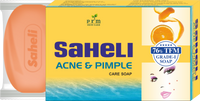 PRM Saheli Anti-Acne Soap 75g | Zinc Oxide, Tea Tree & Jojoba Oil | Pimple Control, Skin Glow & Anti-Bacterial Bath Soap  ( pack of 2  )