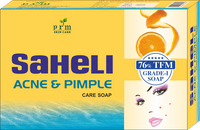 PRM Saheli Anti-Acne Soap 75g | Zinc Oxide, Tea Tree & Jojoba Oil | Pimple Control, Skin Glow & Anti-Bacterial Bath Soap  ( pack of 2  )