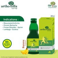 Arthovilla FlexRestore Herbal Syrup 🌿 Ayurvedic Joint Mobility & Arthritis Support Formul ( pack of 2  )