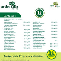 Arthovilla FlexRestore Herbal Syrup 🌿 Ayurvedic Joint Mobility & Arthritis Support Formul ( pack of 2  )