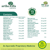 Arthovilla Herbal Joint Support Tablets 🌿 | Ayurvedic Relief for Arthritis, Joint Pain & Sciatica | Shallaki, Ashwagandha & Shilajit Formula  ( pack of 2 )