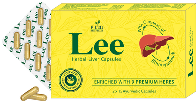 Lee Herbal Liver Care Capsules (2x15) 🌿 | Ayurvedic Liver Support Supplement | For Jaundice, Hepatitis, Fatty Liver & Detox