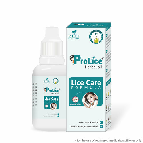 Prolice Herbal Anti Lice Oil – Removes Lice, Nits & Eggs | Neem, Tulsi & Tea Tree Hair Treatment (30ml) ( pack of 3 )